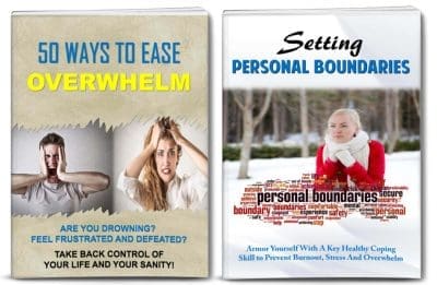 Reduce Stress - Overwhelm Report, Setting Boundaries Report, & Stress Articles PLR Multi-Pack