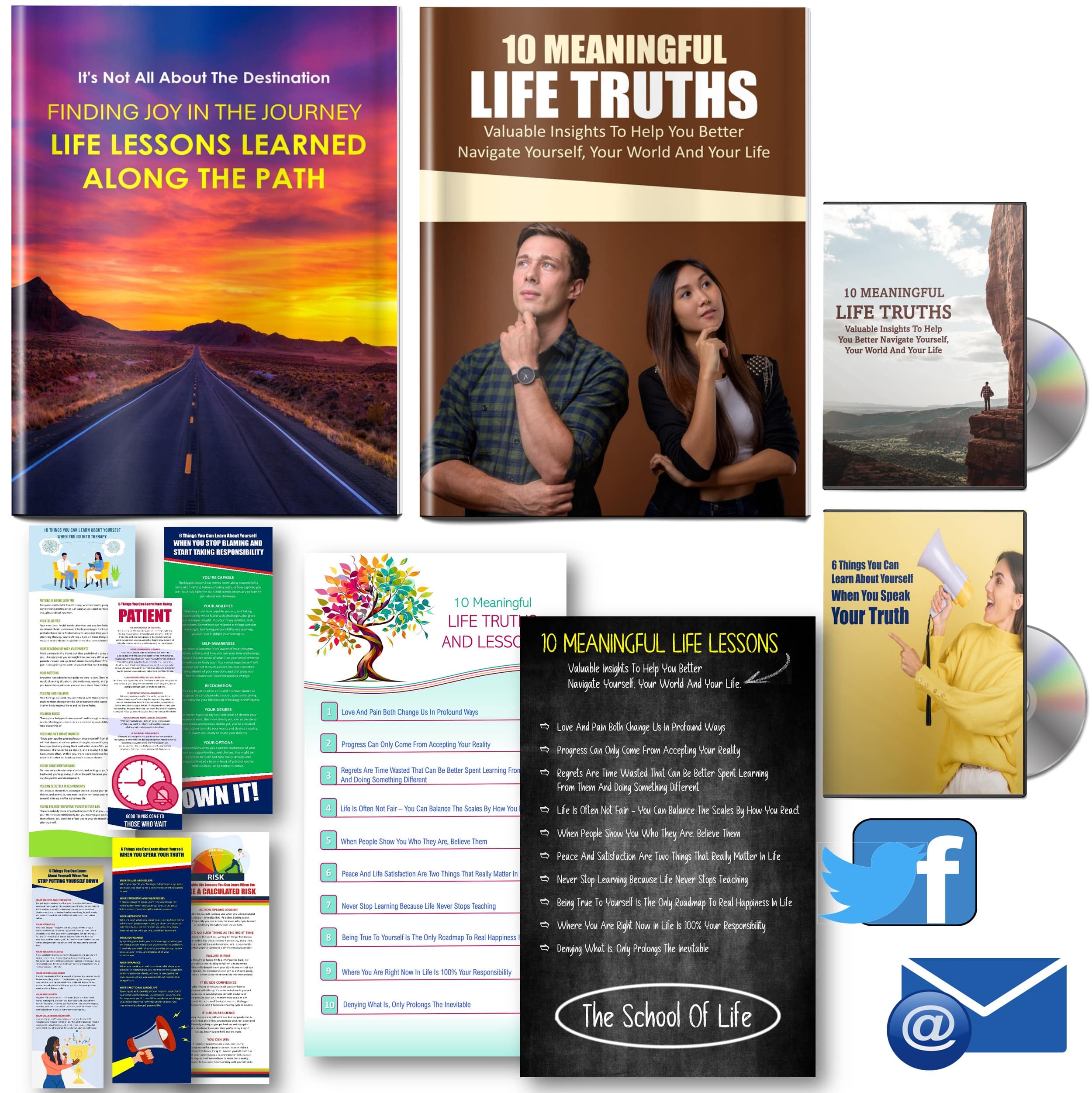 10 Meaningful Life Truths – Valuable Lessons And Insights To Help You Better Navigate Yourself, Your World And Your Life PLR