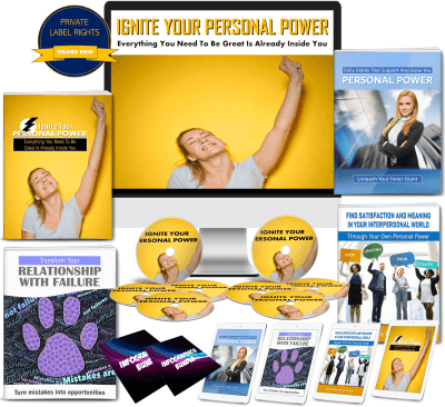 Ignite Your Personal Power - 275 + Piece PLR Pack