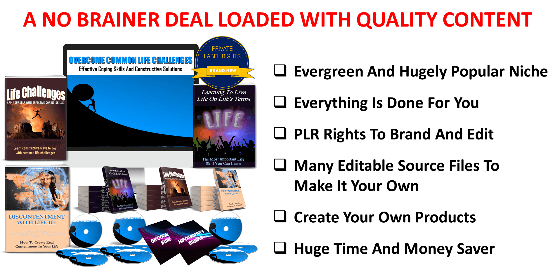Overcome Life Challenges Content Private Label Rights