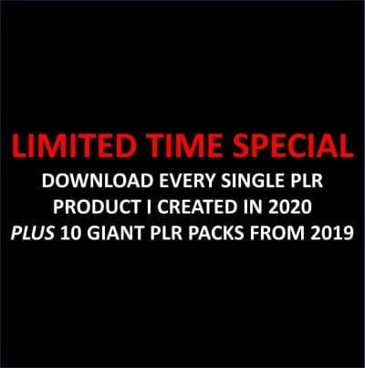 Year 2020 Library Of PLR Special