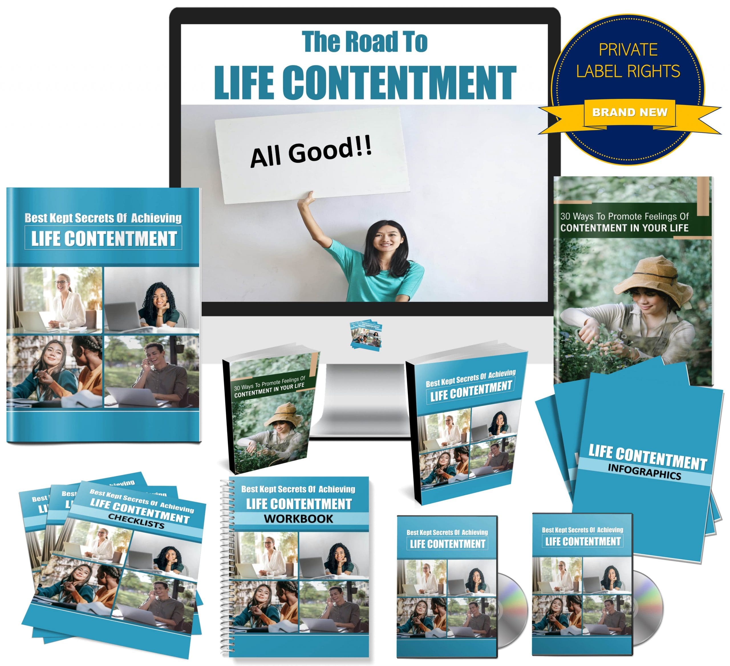 The Road To Life Contentment Giant PLR