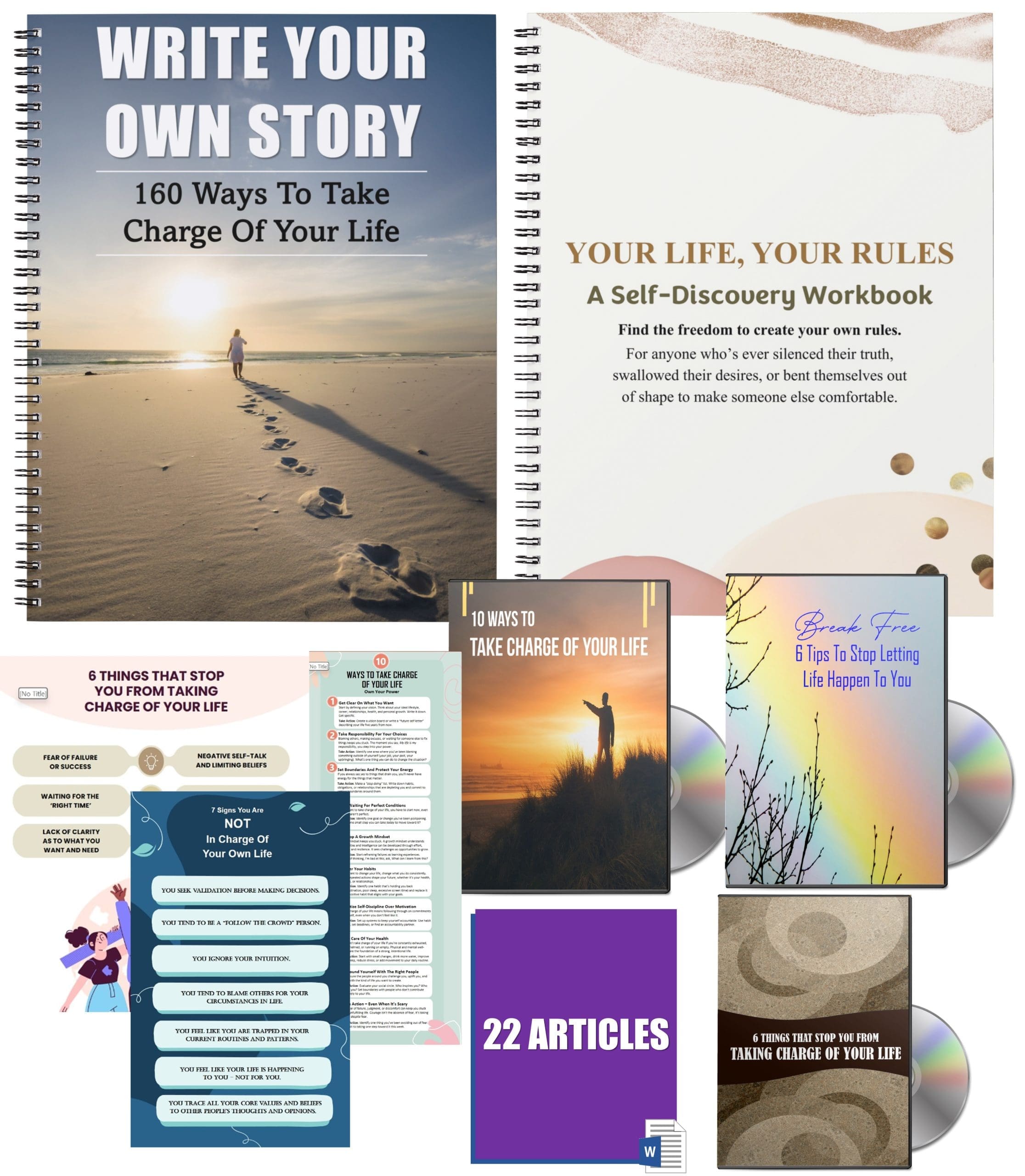 Top 10 Lists – 160 Ways To Take Charge Of Your Life PLR